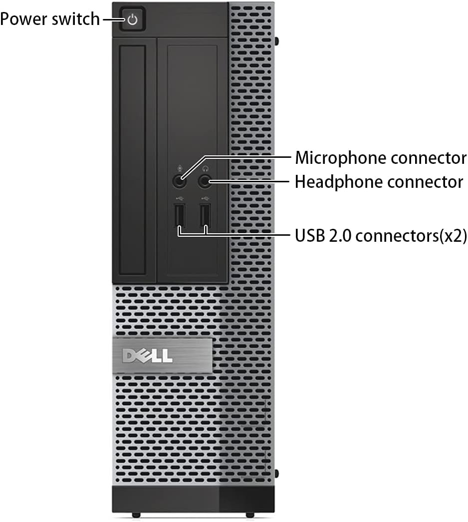 Dell OptiPlex 3020-SFF, Intel Core i5-4570 3.2GHZ, 16GB RAM, 512GB SSD Solid State, 4K Support, DVD, WiFi, DP, VGA, Keyboard, Mouse