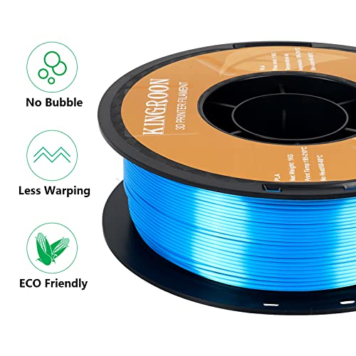 Kingroon Silk PLA Bundle 3D Printer Filament, Dimensional Accuracy +/- 0.03 mm, 10 kg Spool(22lbs)