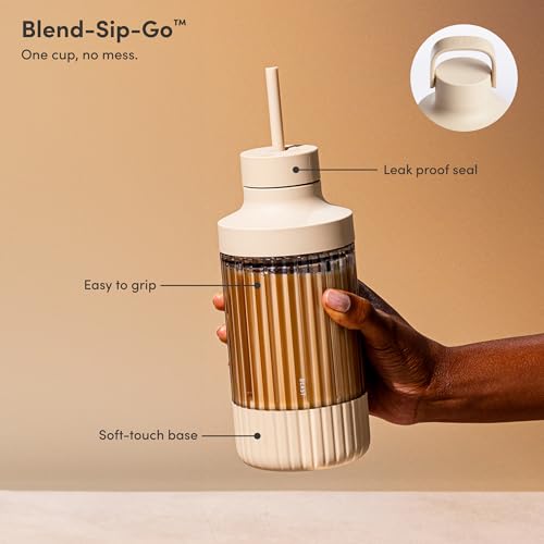 The Beast Mini Blender Plus | Mini Countertop Kitchen Blender | Blend Smoothies and Shakes, Dressings, Sauces, Dips | Extra Vessels