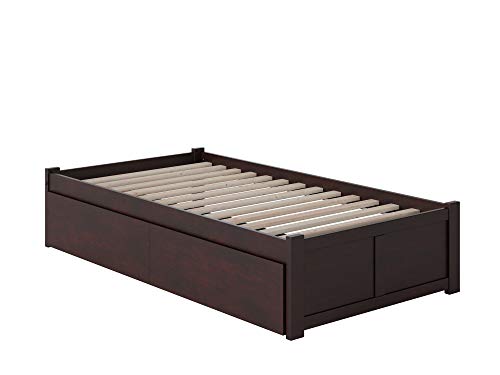 AFI Concord Platform Bed with Footboard & Storage Drawers