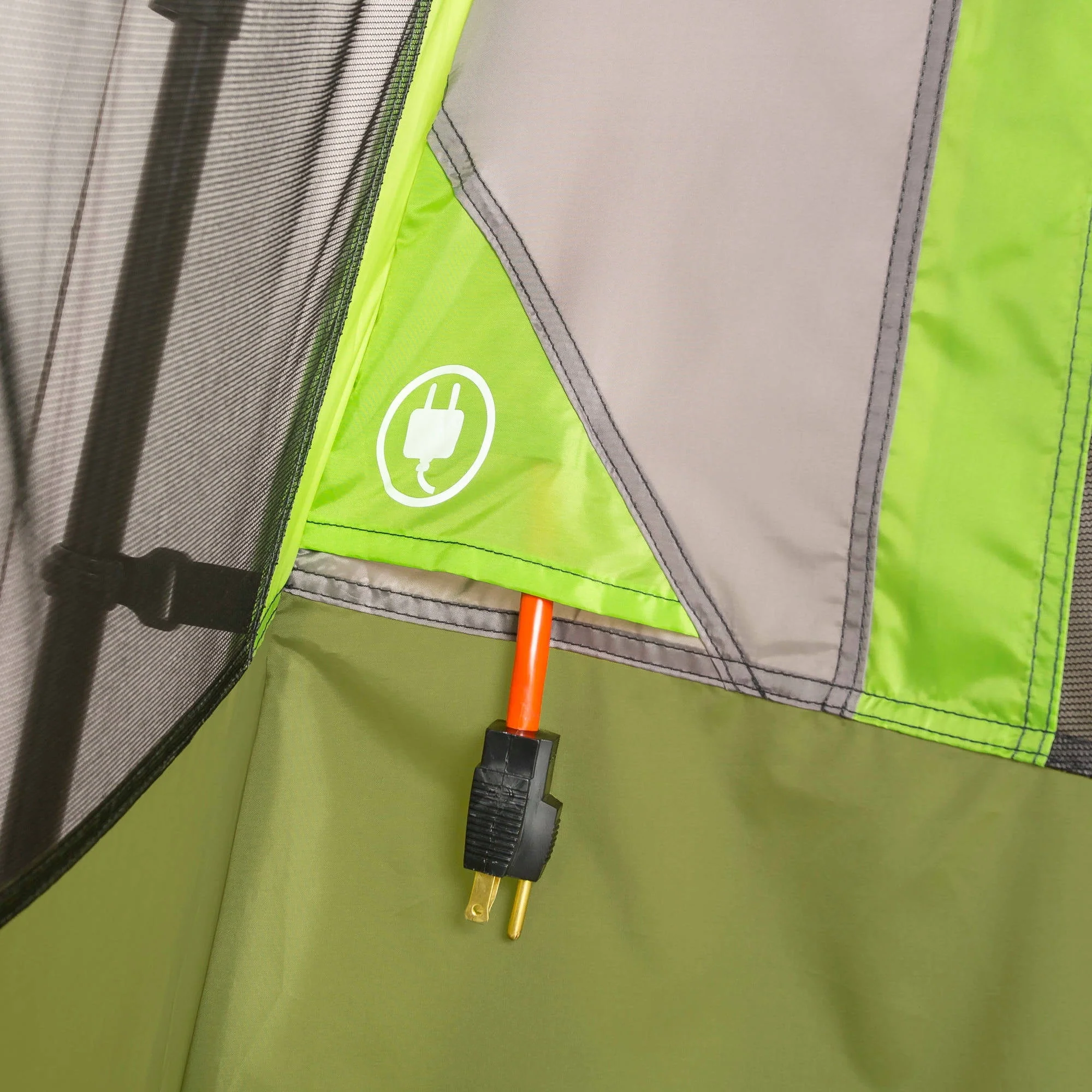 Ozark Trail 14' x 13.5' 9 Person 2 Room Instant Cabin Tent with Screen Room, 30.8 lbs