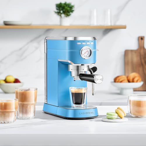 CASABREWS CM5418 Espresso Machine 20 Bar, Compact Espresso Maker with Steam Milk Frother