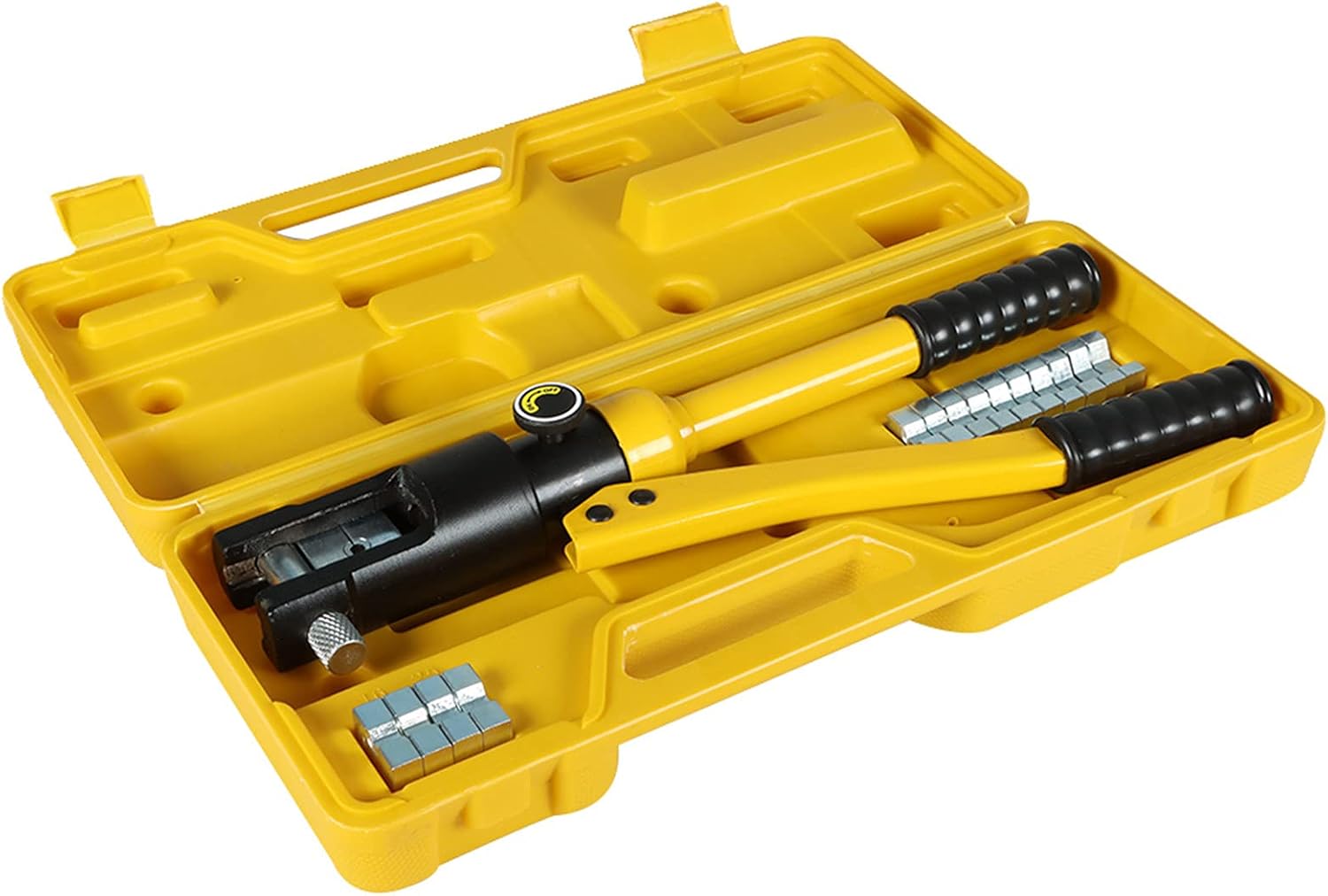 NEW 16 Ton Hydraulic Wire Crimper Battery Cable Lug Terminal Crimping Tool w/ 11 Dies