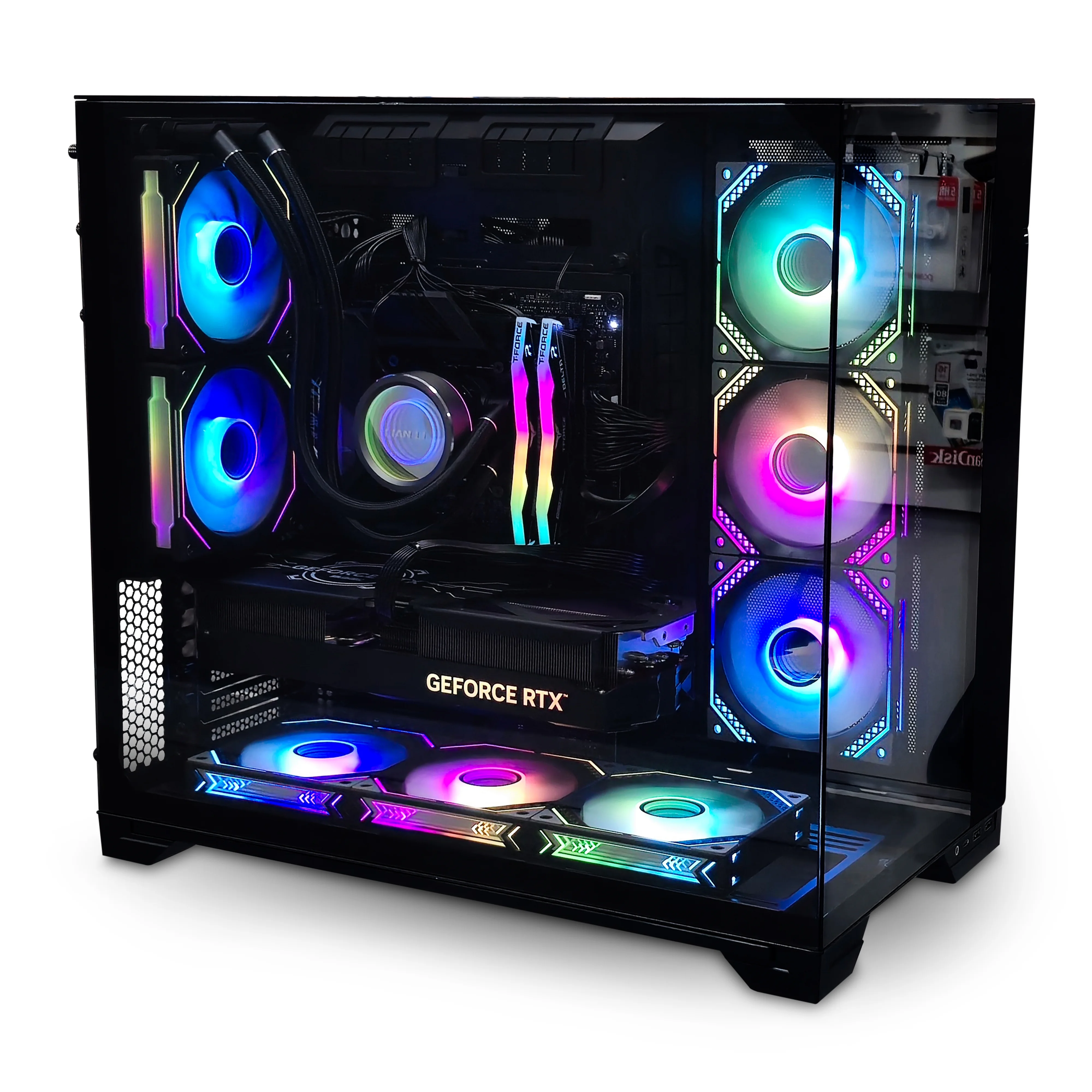 BlazingTech EX Vision Custom Built Gaming PC Geforce RTX 4070Ti SUPER + I9-12900 + 32GB DDR5 RAM + 2 TERRA PCle NVMe - Radiant Selections