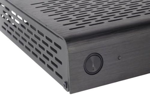 Silverstone Tek Aluminum Top Cover/Steel Body Thin Mini-ITX Media Center/HTPC Case PT13B - Black Pack of 2