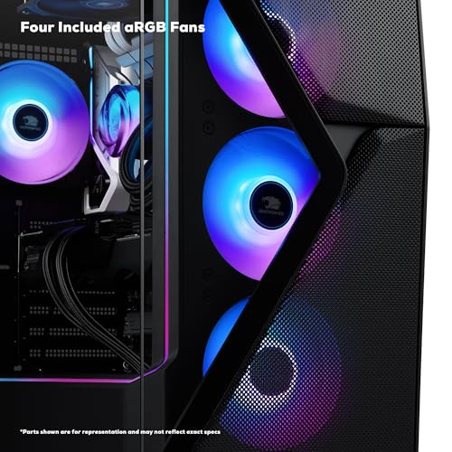 iBUYPOWER Slate MESH Gaming PC Desktop Computer Intel Core i7 14700F CPU, NVIDIA GeForce RTX 5070 12GB GPU, 32GB DDR5 RGB 5200MHz RAM, 1TB NVMe SSD