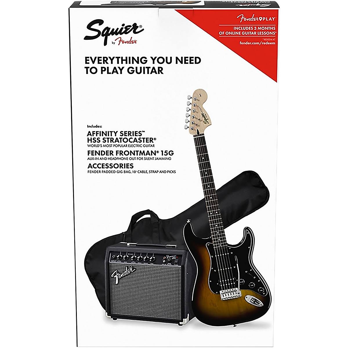 Squier Stratocaster Pack - Black