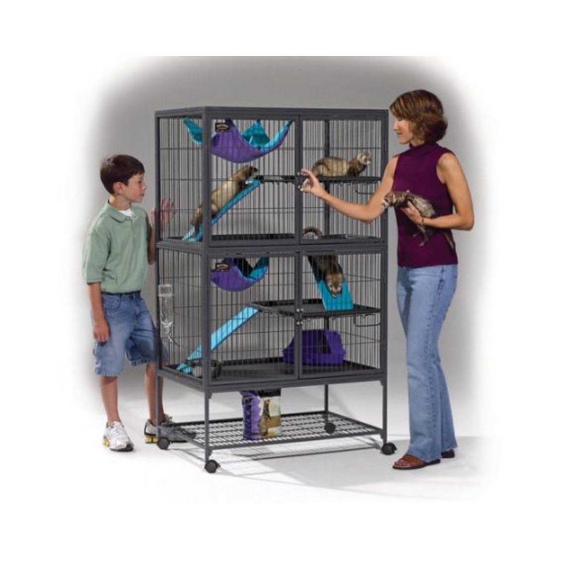 Midwest Ferret Nation Double Unit Cage - Pet Supplies online store