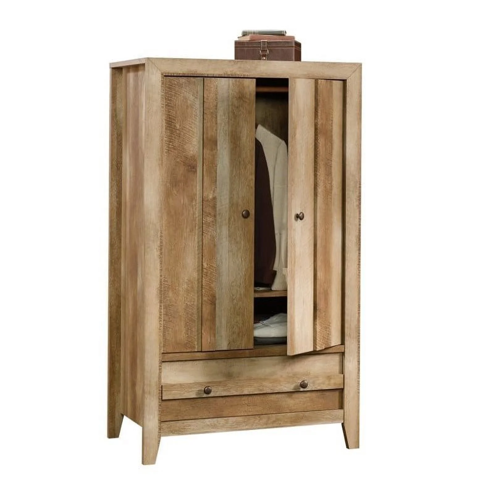Allora Armoire in Craftsman Oak