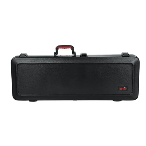 Gator Cases Molded Flight Case for Strat/Tele Style Electric Guitars with TSA Approved Locking Latch, (GTSA-GTRELEC)