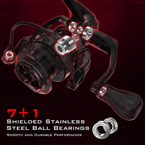KastKing Royale Legend Glory Fishing Reel - 6.2:1 Gear Ratio Spinning Reel, Up to 22 Lbs of Carbon Drag, 7+1 Stainless Steel Ball Bearings