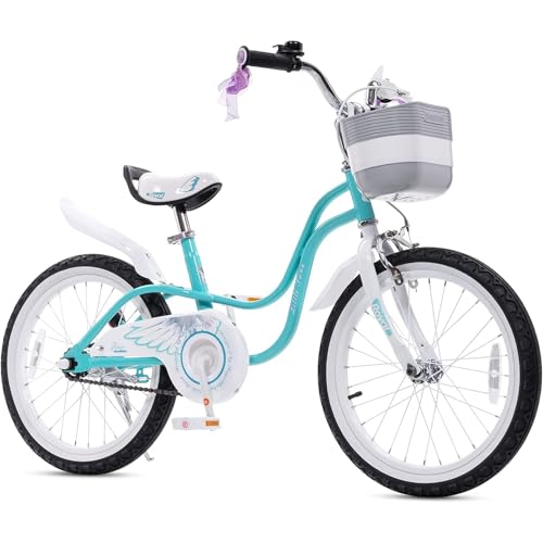 Royalbaby Princess Girls Kids Bike 12 14 16 18 20 Inch Children Bicycle with Basket for Age 3-12 Years