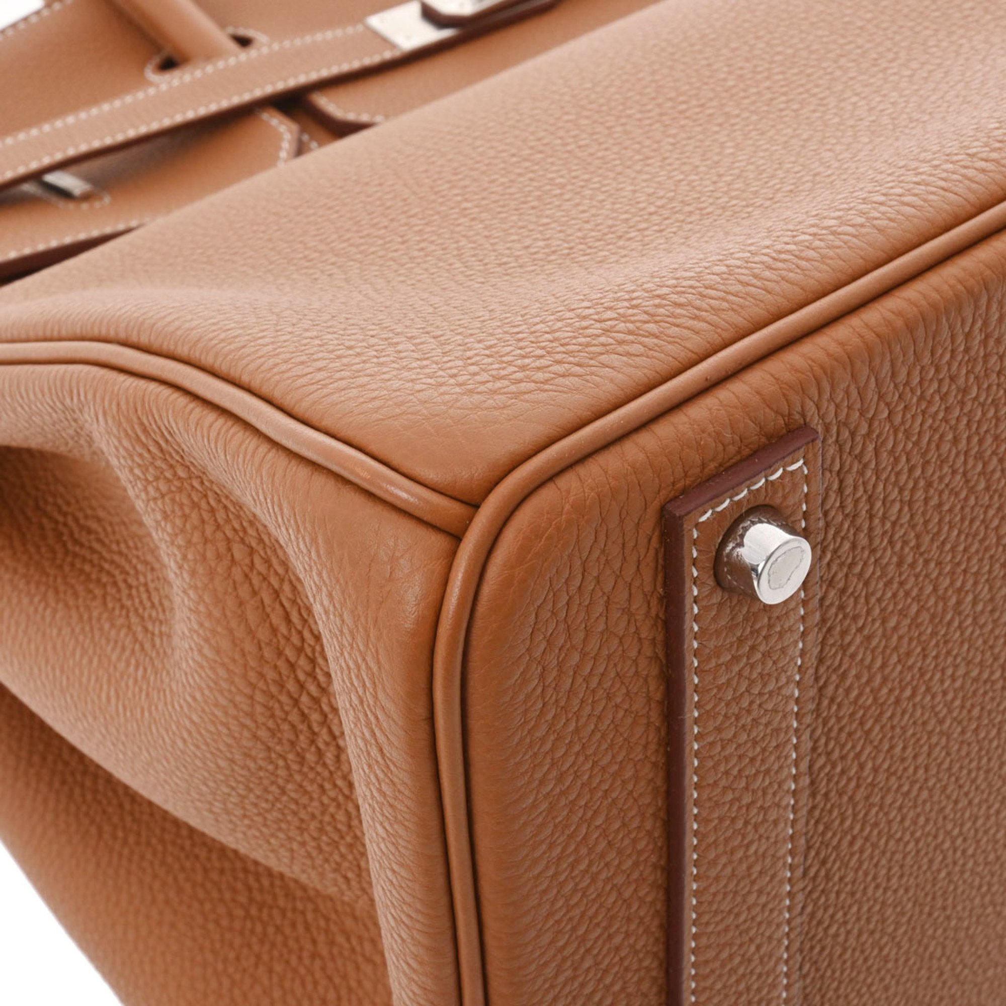 Pre-Owned HERMES Hermes Birkin 40 Gold Palladium Hardware Y Stamped (around 2020) Ladies Togo Handbag (Like New)