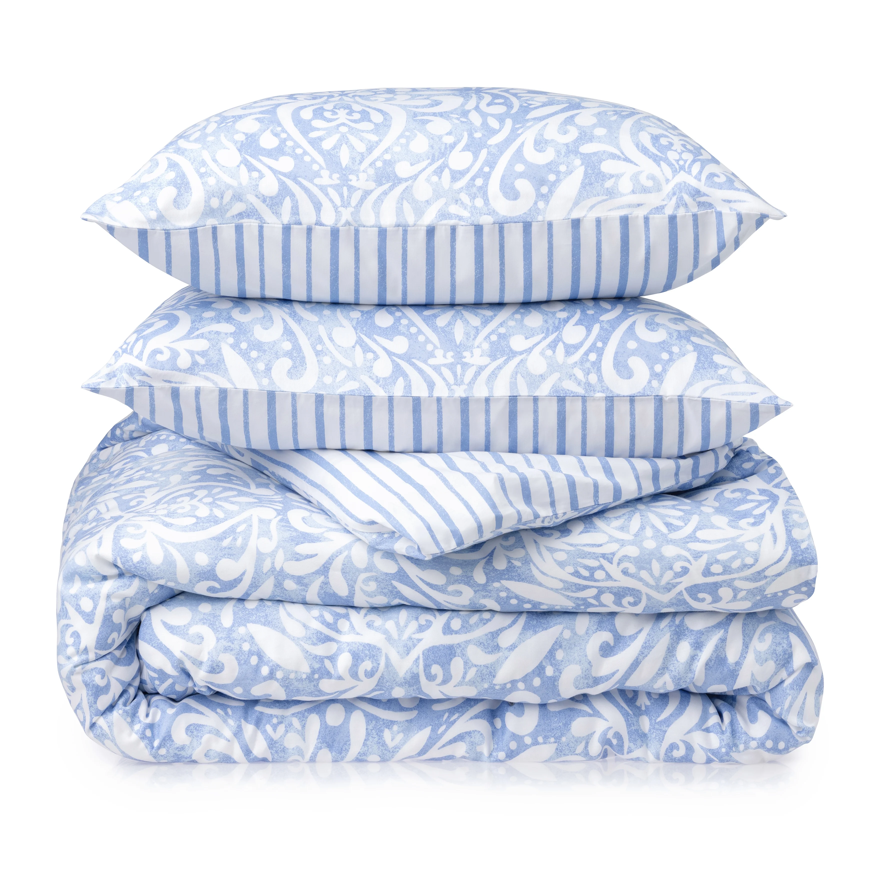 Martha Stewart Avery Medallion 3 Piece Duvet Set