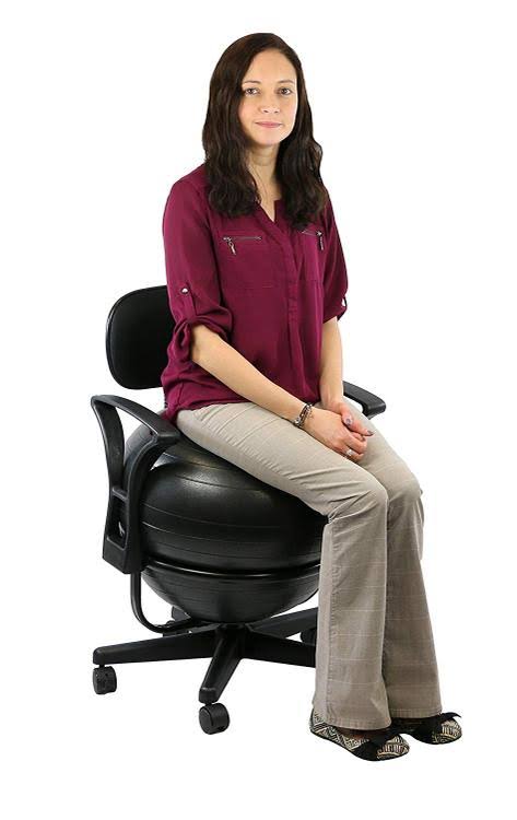Cando Metal Ball Chair-With Arms