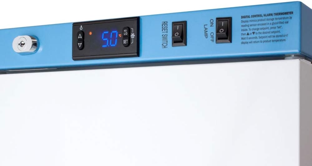 ACCUCOLD ARS3PV Pharma-Vac Performance Series 3 cu.ft. All-Refrigerator - CDC Compliant, Adjustable Temperature, Alarms, Lock