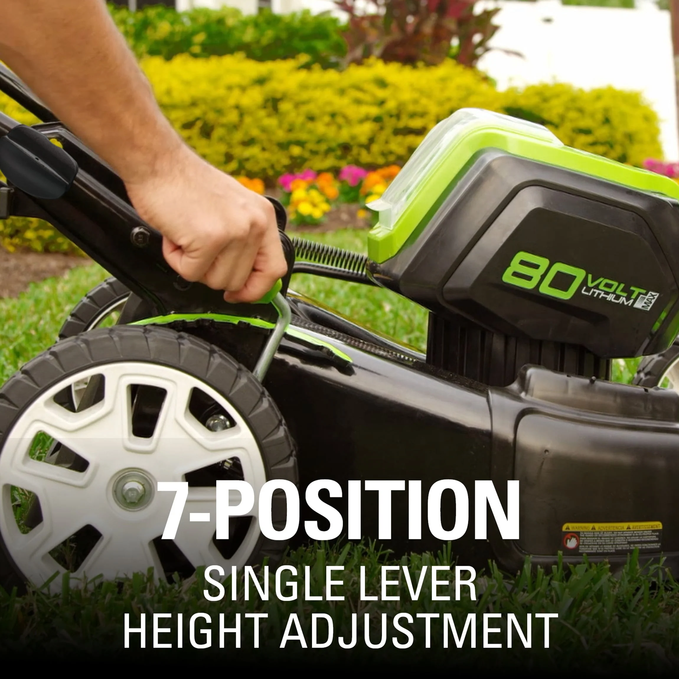 Greenworks 80V 21 Push Mower with (1) 4Ah Battery & Charger 2501202VT