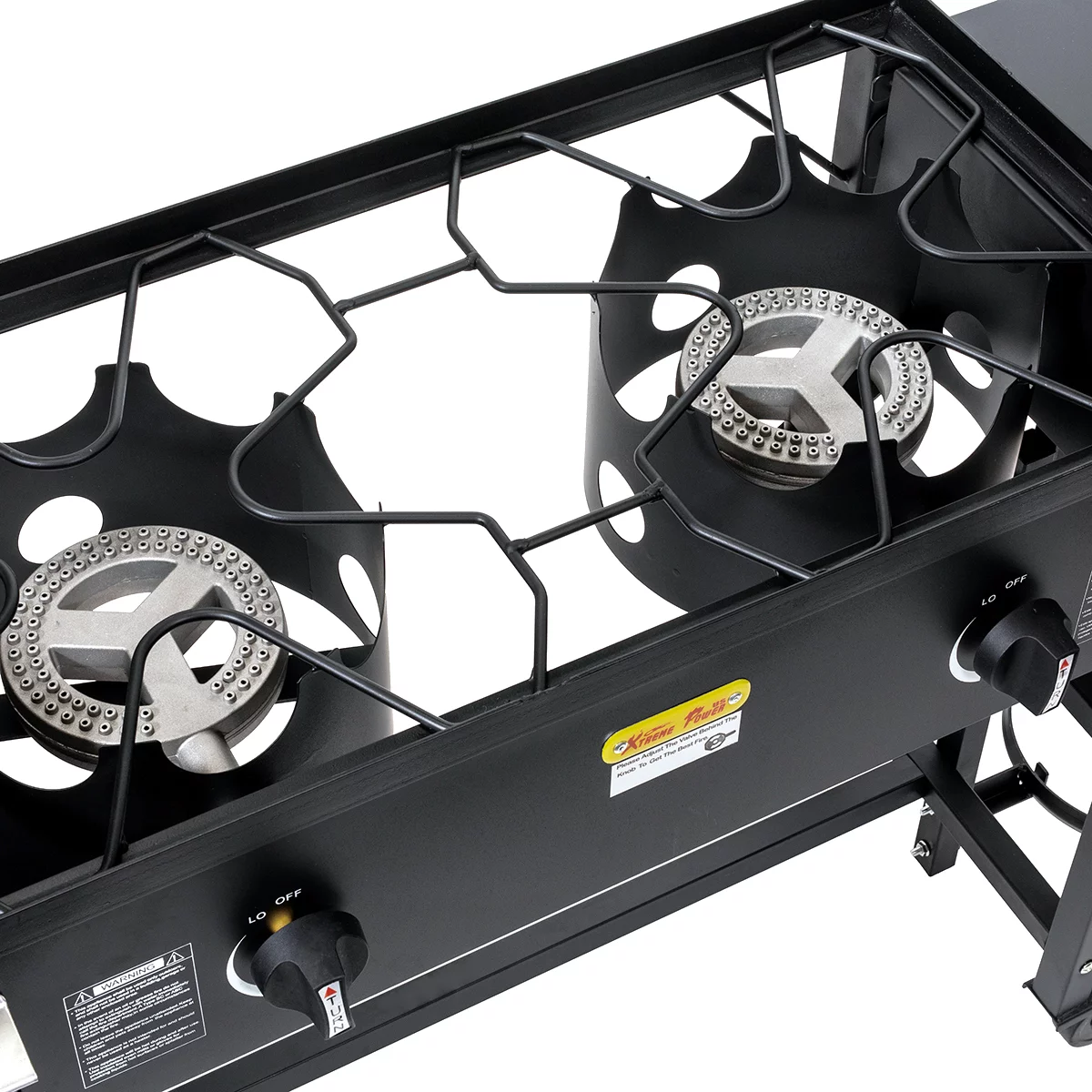 Barton Outdoor Camping Propane Double Burner Stove 2 Folding Cook Cooking Station Stand Picnic BBQ Grill 58,000 BTU