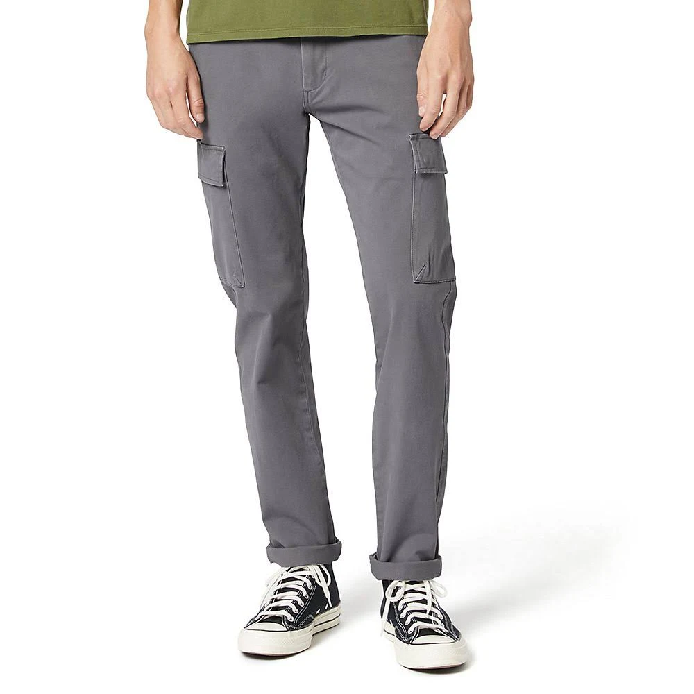 Men&s Dockers Ultimate Smart 360 Flex Straight-Fit Cargo Pants, Size: 36x32, Grey