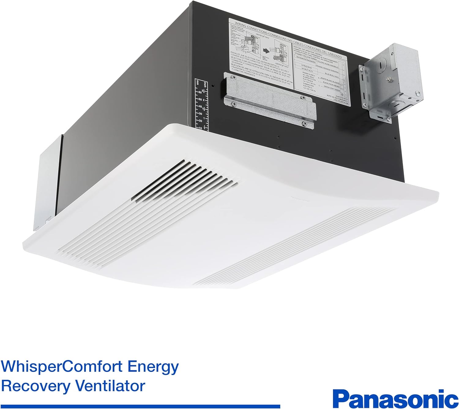 Panasonic FV-04VE1 WhisperComfort Balanced Air Solution ERV - Quiet, Long-Lasting Ventilation Fan - Smart Home Appliances