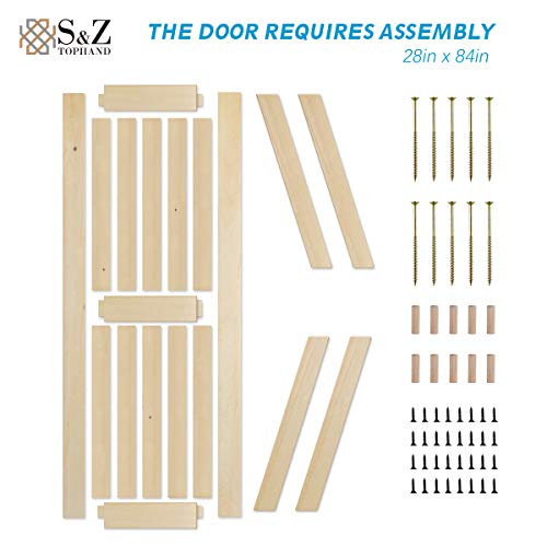S&Z TOPHAND® 36in x 84in Barn Door