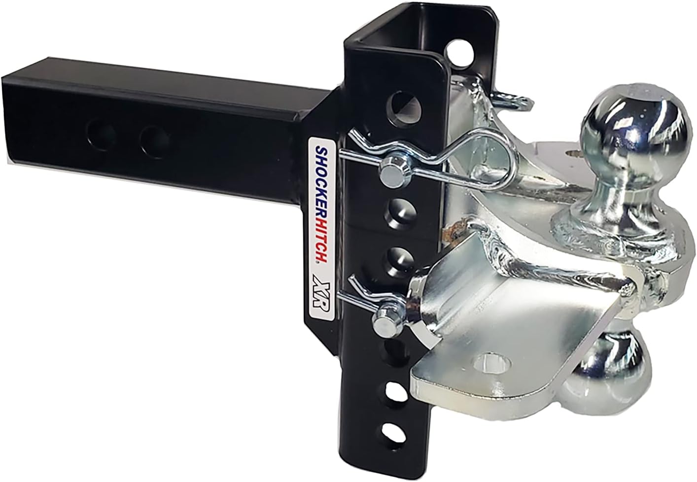 Shocker XR Adjustable Hitch Combo Ball & Sway Control Towing Kit, Fits 3" Hitch 1 Sway Arm Kit