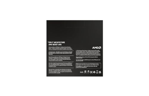 AMD Ryzen&trade; 5 9600X 6-Core, 12-Thread Unlocked Desktop Processor