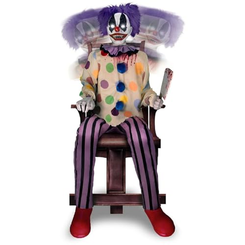Haunted Hill Farm 5.9 ft. Animatronic Lurching Woman by Tekky, Halloween Animatronic, Scary Indoor House Prop & Decoration