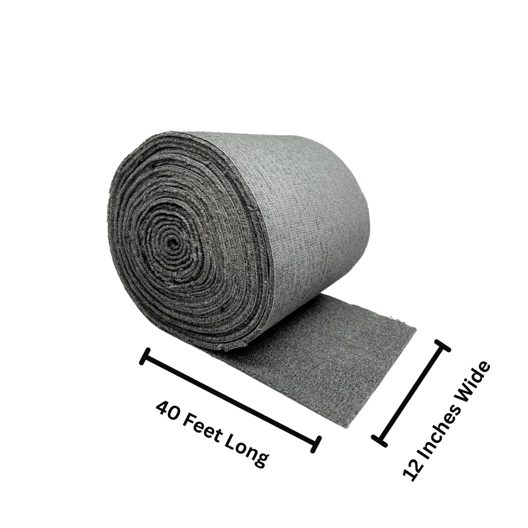 Carpet by the Foote, 20oz. Boat Trailer Bunk Carpet, 12"(in.) x 40'(ft.), Midnight