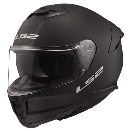 LS2 Helmets Stream II Full Face Motorcycle Helmet W/SunShield (Matte America Gray/Black - X-Large)