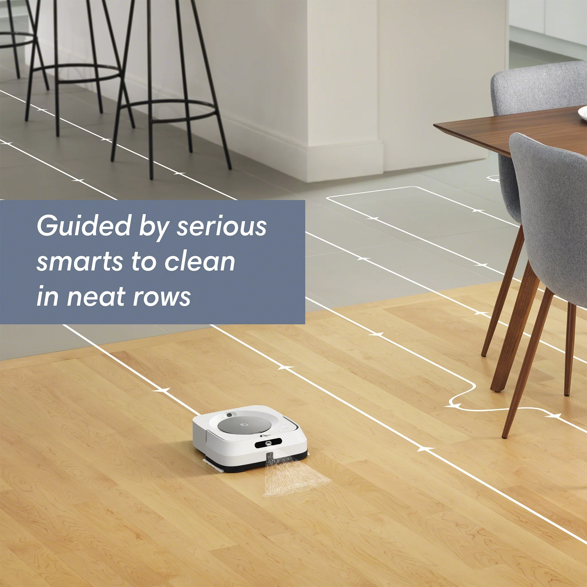 iRobot Braava Jet M6 (6110) Ultimate Robot Mop- Wi-Fi Connected, Precision Jet Spray, Smart Mapping, Works with Google Home, Ideal for Multiple Rooms
