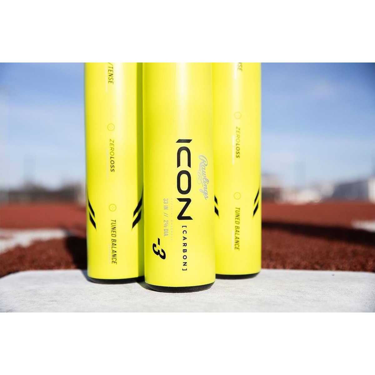 2024 Rawlings Icon Limited Edition Glowstick -3 BBCOR Baseball Bat - Sports Supplies Online Store