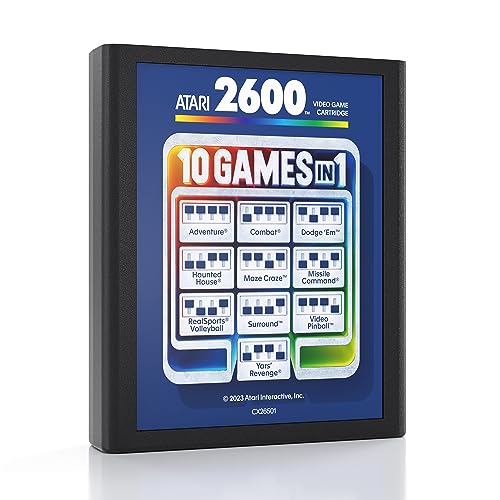 Atari Official 2600+ Console & Joystick - HDMI Output - Includes 10 Games