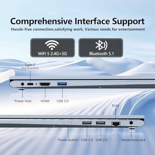 15.6 Inch 2 in 1 Touchscreen Laptop Computer, Laptop Ryzen R3-3200U CPU (up to 3.5GHz), 16GB RAM 512GB SSD Touch Screen Laptops