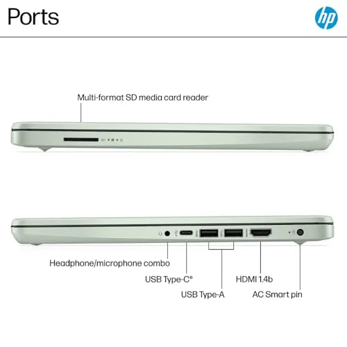 HP 14 Ultrabook • Intel 4-Core N150 • Microsoft 365 • Copilot AI • 32GB RAM • 1.6TB Storage (128GB SSD + 512GB Portable + 1TB OneDrive) • Wi-Fi 6 •