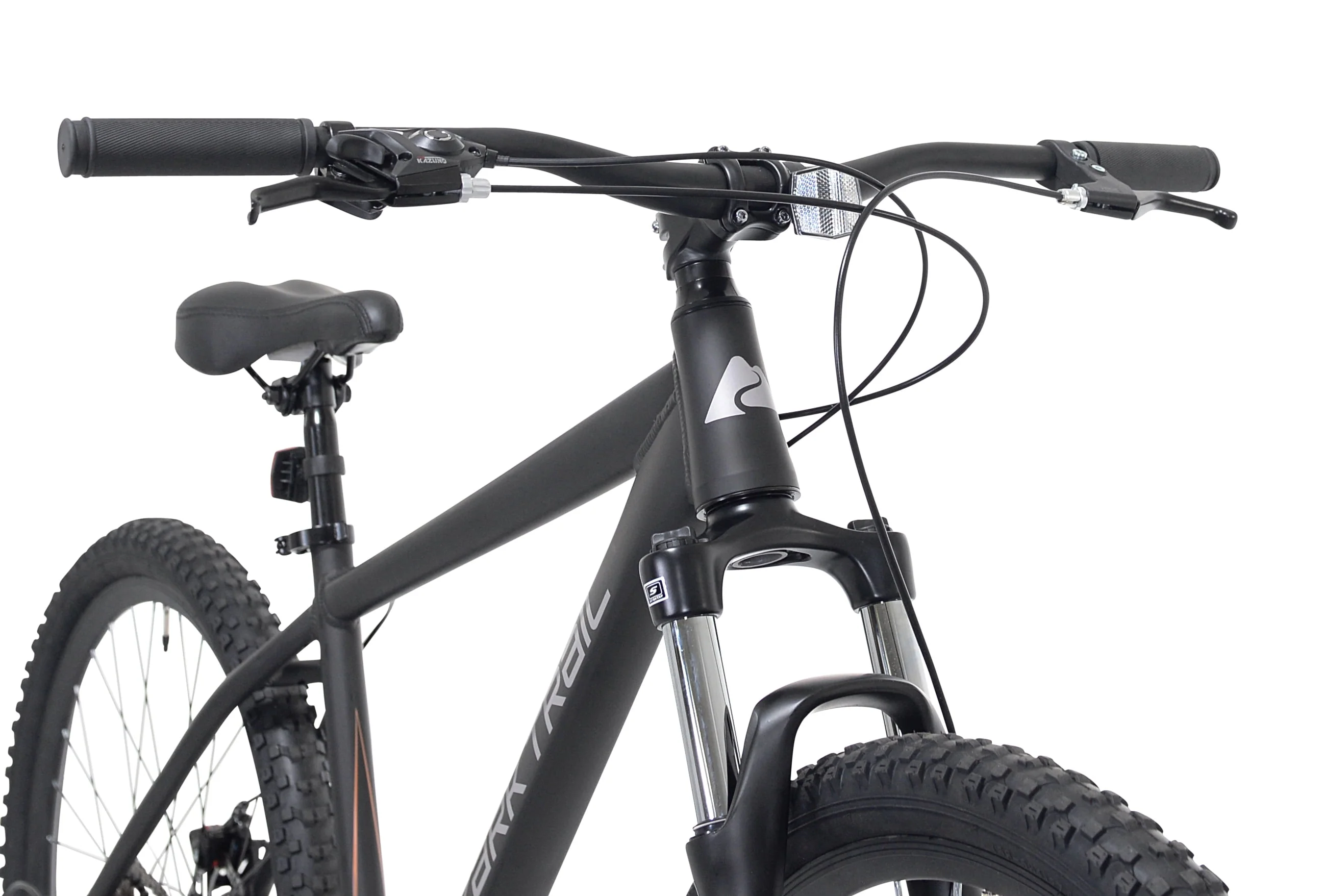 Ozark Trail 27.5 Vibe Mountain Bike, Medium Frame, Black, Adult, Unisex