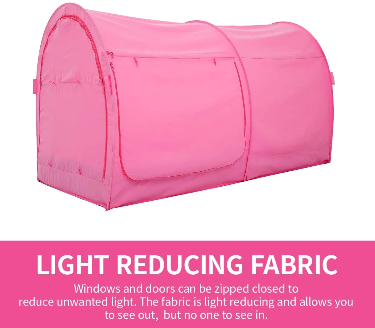 Pink Bed Tent, by Alvantor, Lightweight