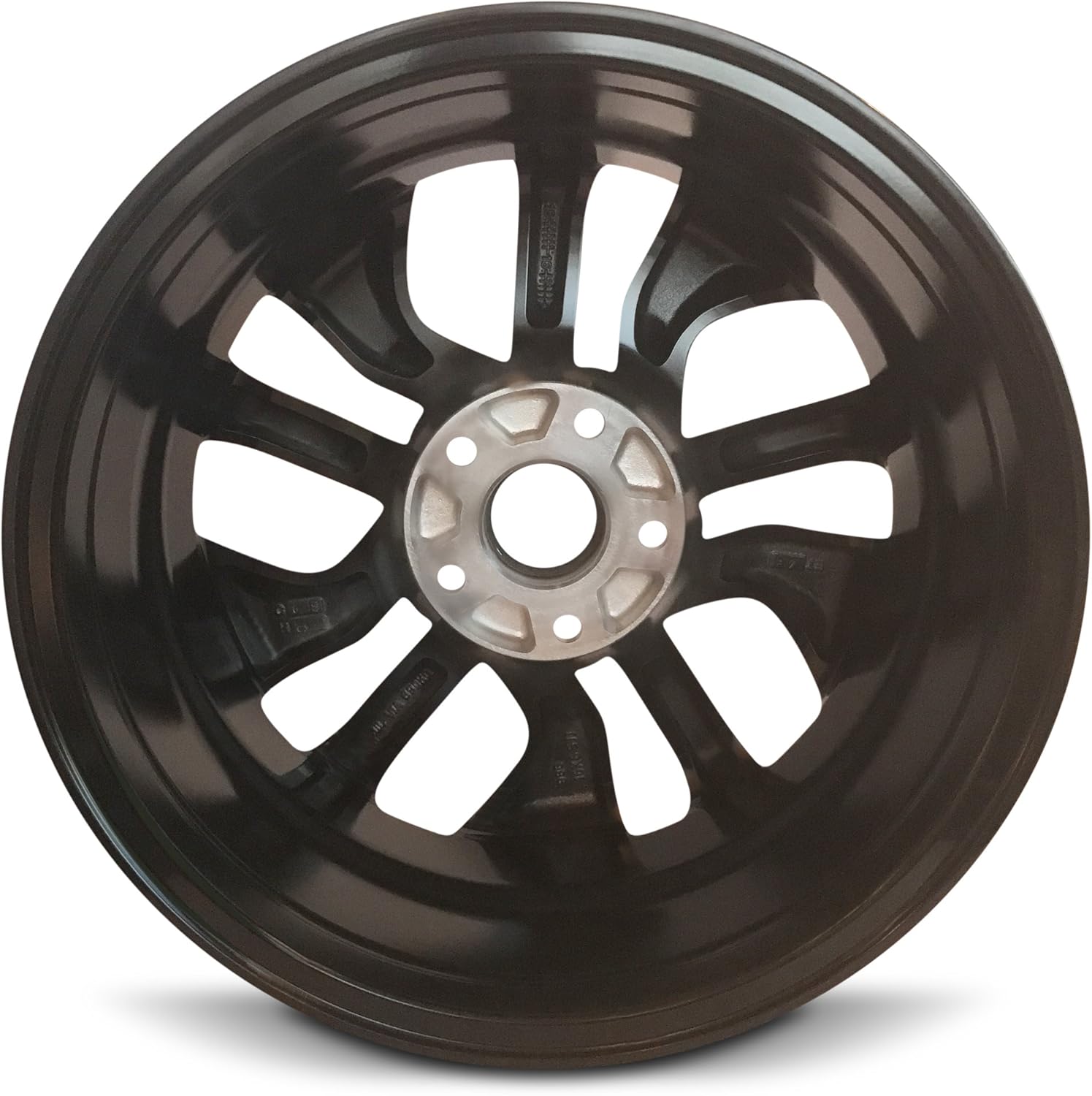 Road Ready Car Wheel For 2013-2015 Honda Civic 16'' Black Machine Aluminum Rim Fits R16 Tire