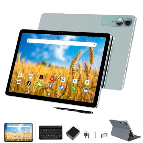 2025 Latest 11 inch Tablet Android 14 2000 * 1200 2K Display 2 in 1 Tablets, T616, 18GB RAM+128GB ROM+1TB Expand, 5+5+13MP Camera, 9000mAh