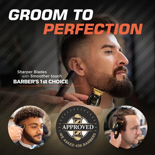Fagaci Professional Hair Clippers for Men Set Turbo Power with Precise Cutting, Barber Clippers for Hair Cutting