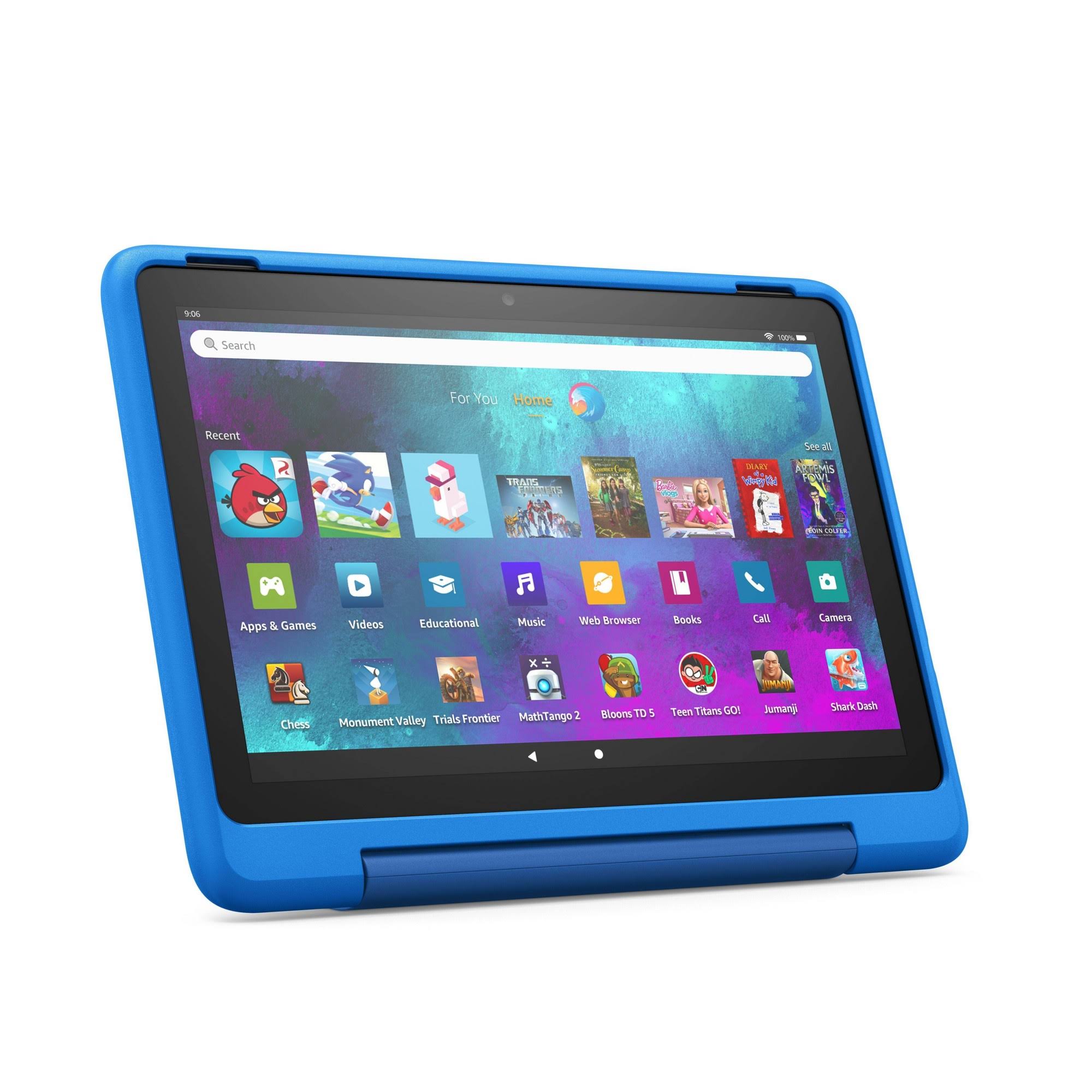 Amazon - Fire HD 10 Kids Pro - 10.1x22 - Tablet - 32 GB - Sky Blue