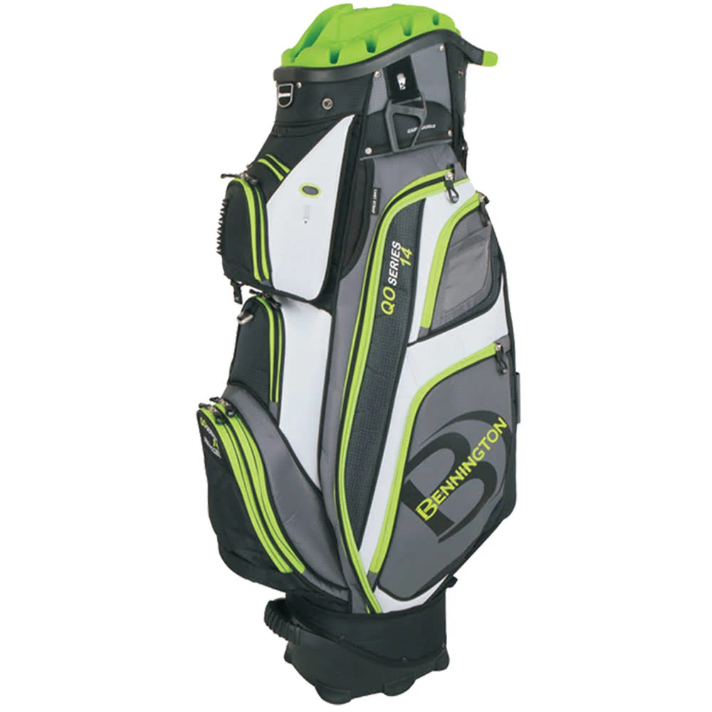 Bennington QO-14 Quiet Organizer Golf Cart Bag - Lime