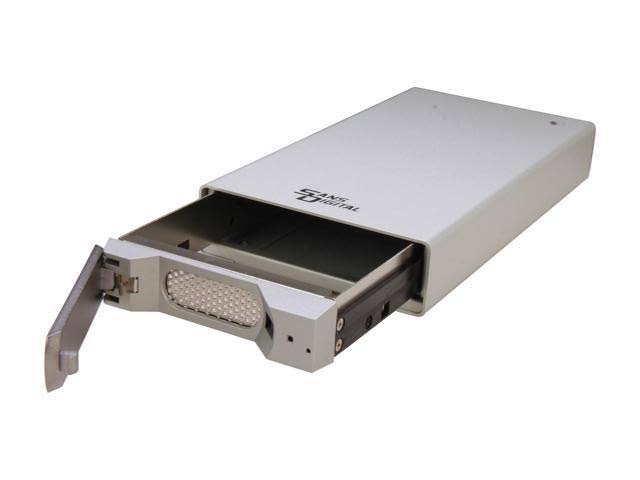 Sans Digital Single MS1CT/SATA Single Bay Enclosure with Removable Tray
