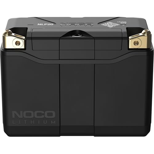 NOCO Lithium NLP20: Ultra-Light 12V Lithium Powersport Battery – Group 20 – 7Ah – 600A Start Power – Intelligent BMS – UL Certified