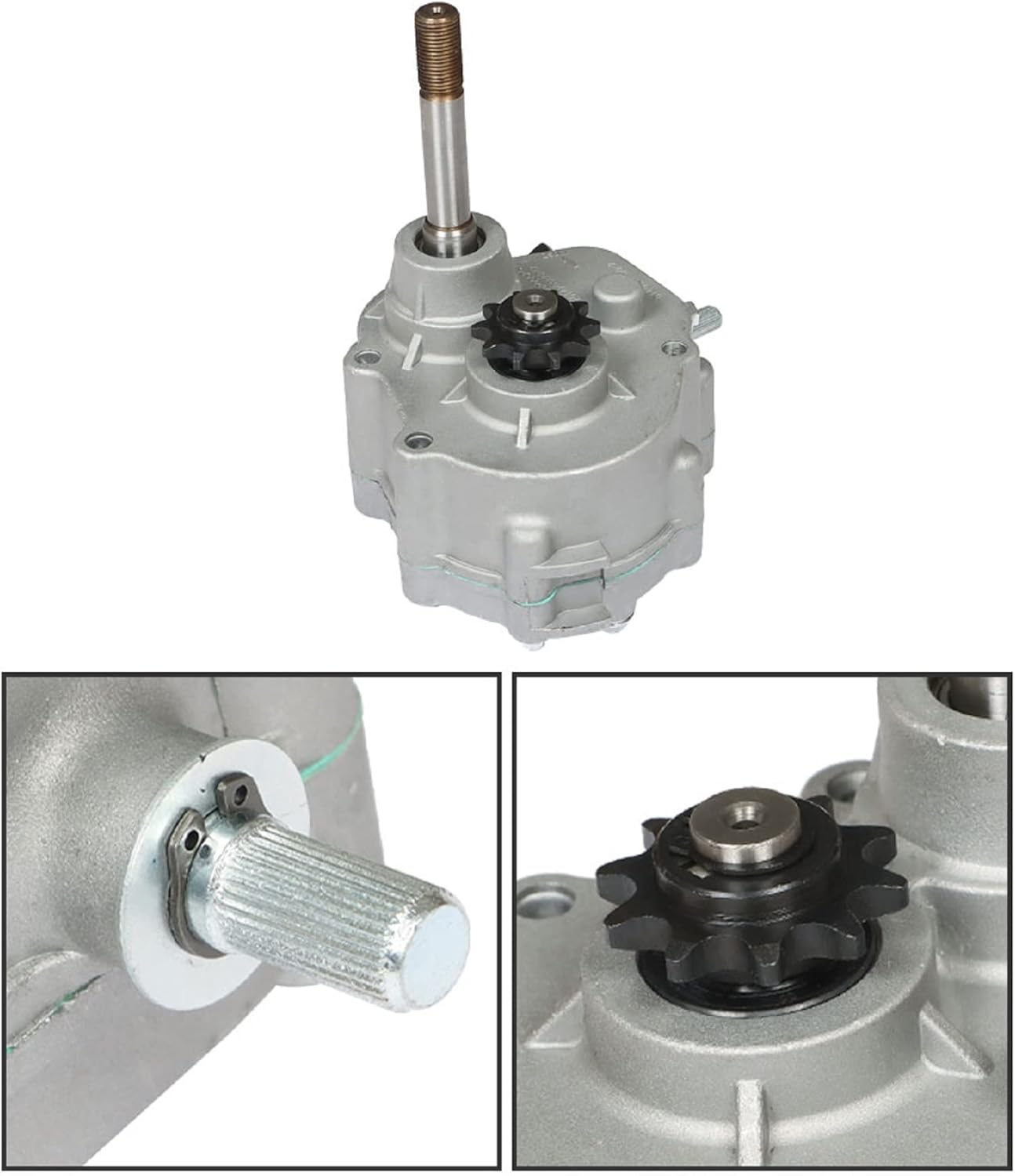 marddpair Go Kart Forward Reverse Gearbox Replacement for 2HP-13HP Engine Local 10T 40 41 and 12T 35 TAV30 Series Torque Converter