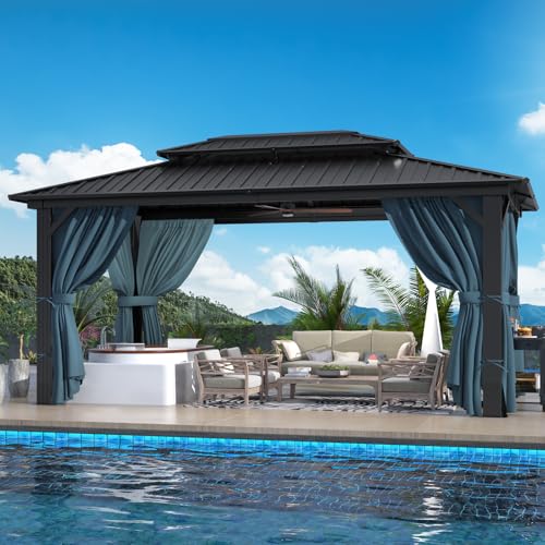 Hoteel 6x8ft Hardtop Grill Gazebo