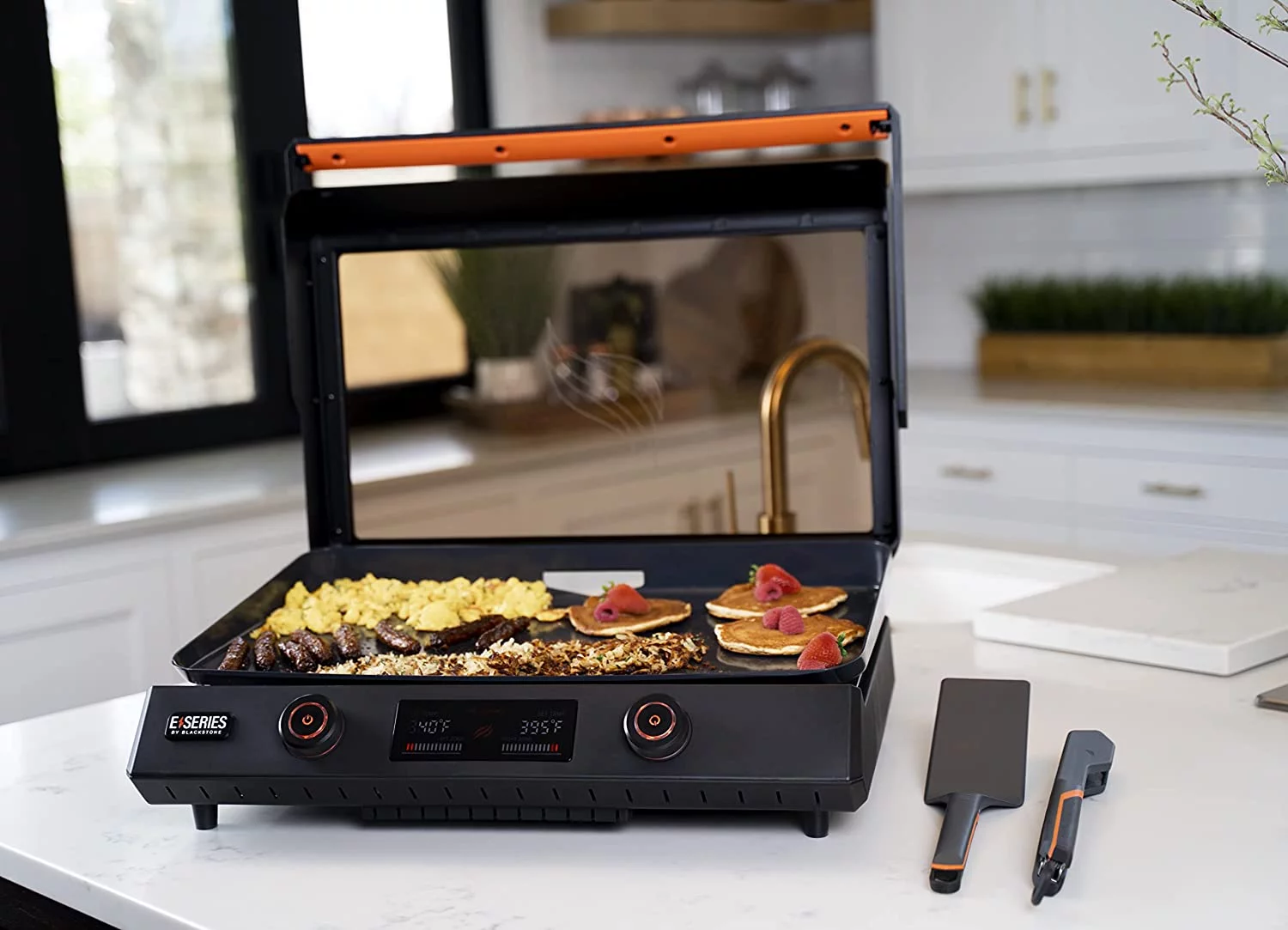22 Inch Blackstone Electric Griddle Nonstick with Lid