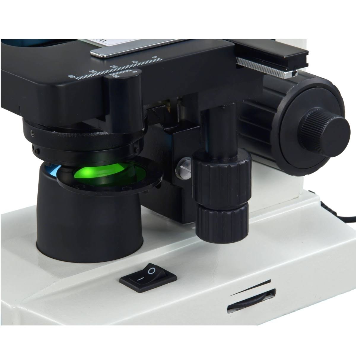 OMAX 40X-2500X Lab Binocular Biological Compound LED Microscope with Vinyl Carrying Case