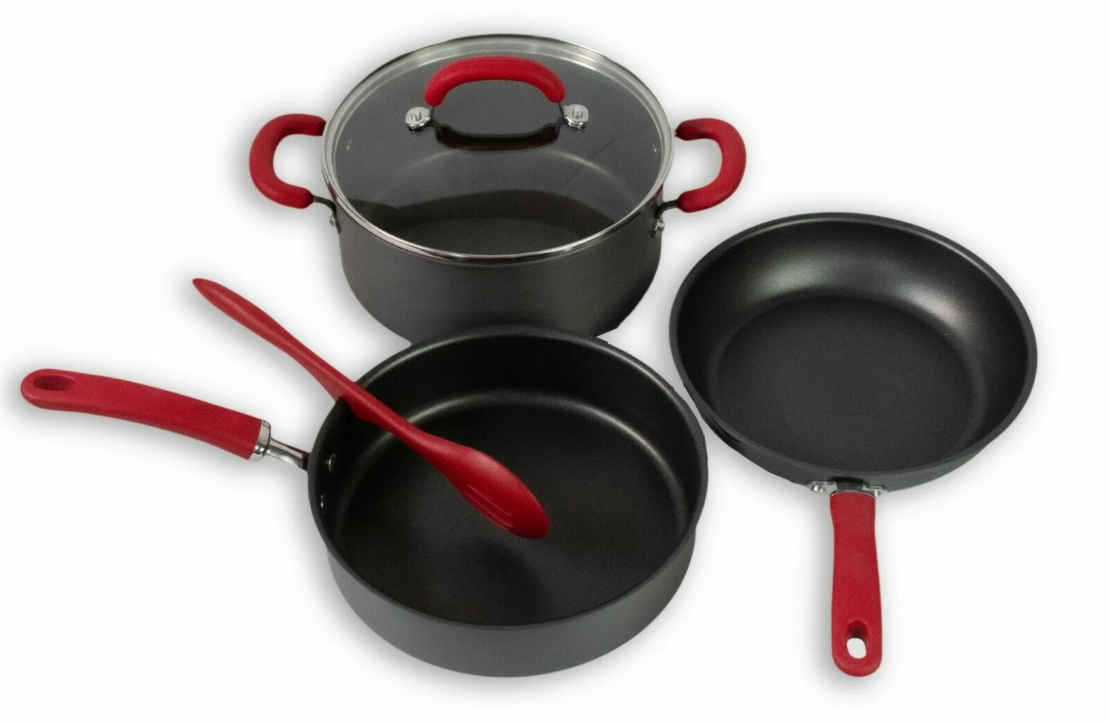 Rachael Ray Create Delicious Hard Anodized Nonstick Cookware Pots & Pans Set