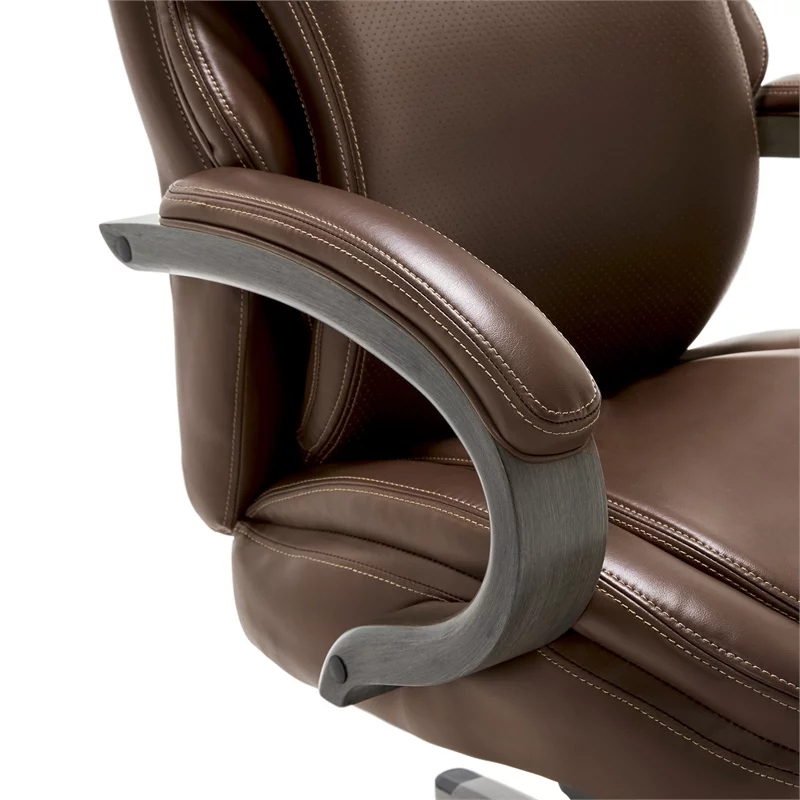 La-Z-Boy Hyland Executive Office Chair Chestnut Brown